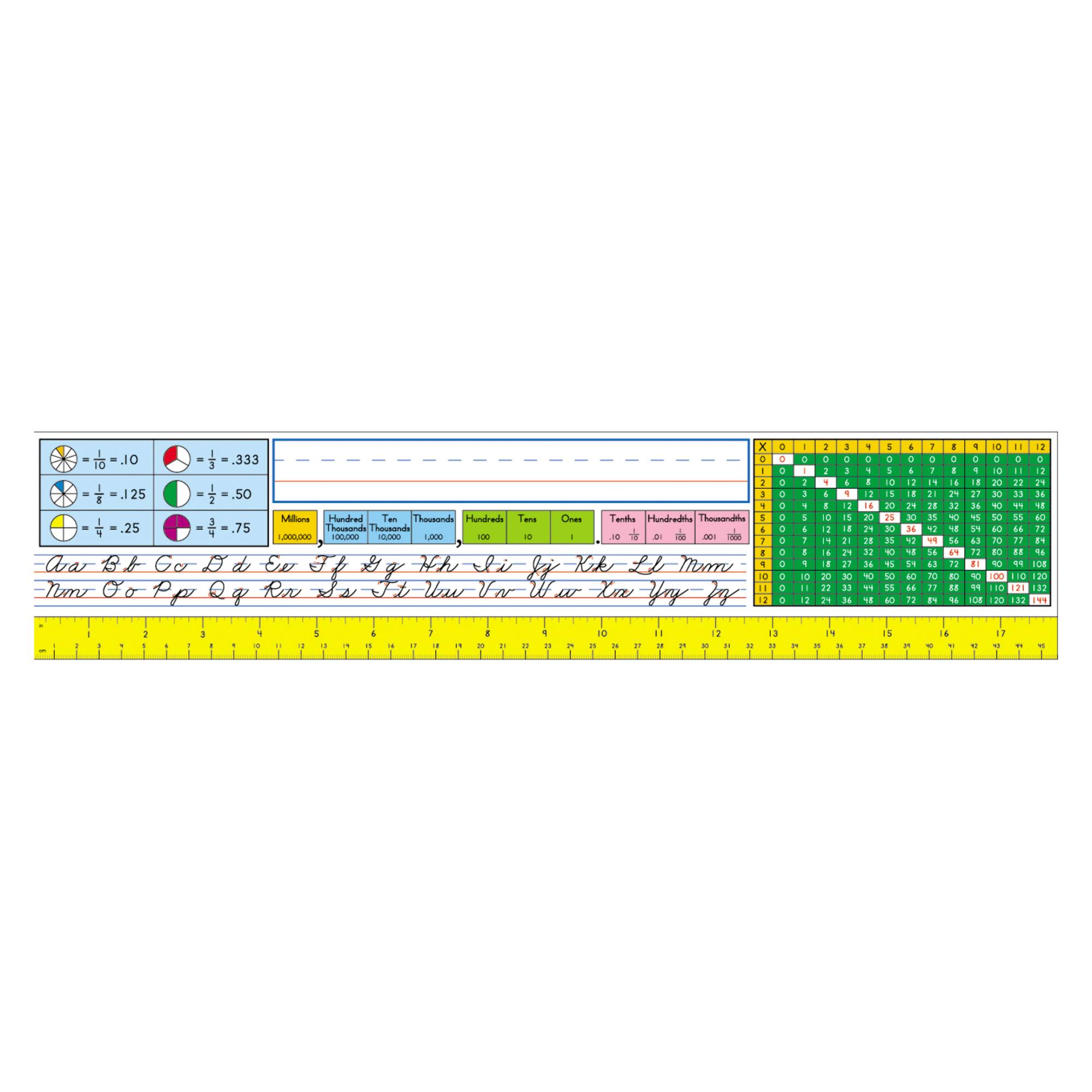 Desk Reference Nameplates, Traditional Cursive